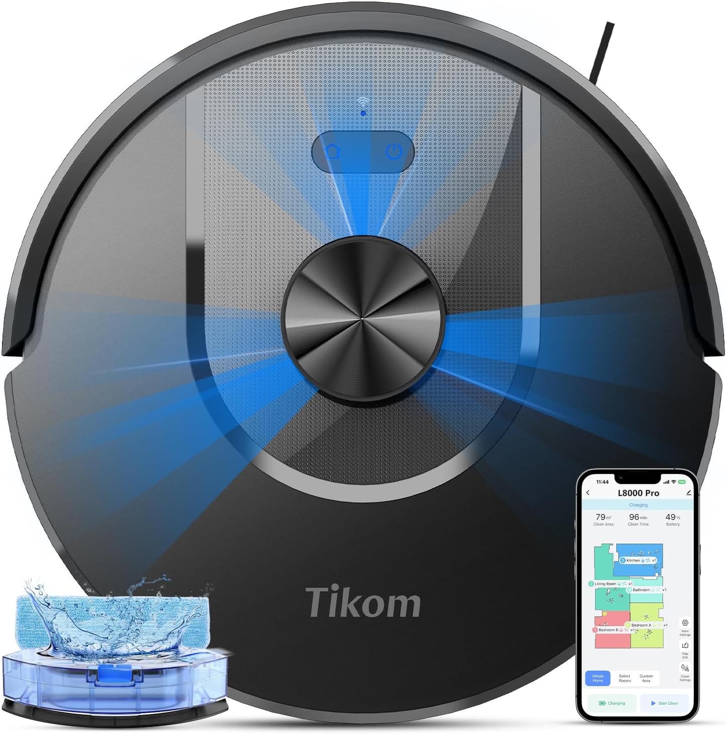 Tikom L8000 Pro Robot Vacuum and Mop